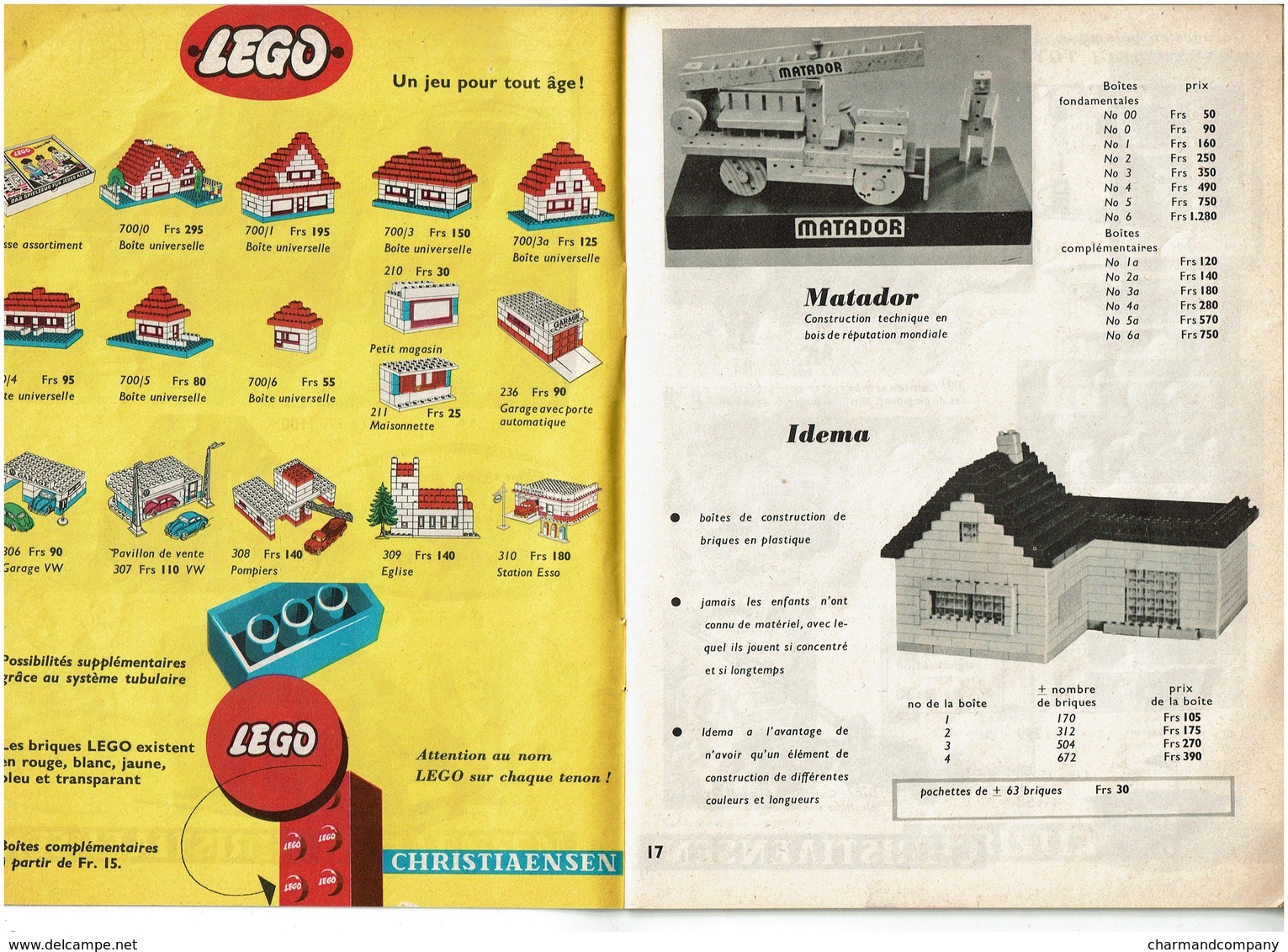 C1965 - Catalogue Jeux/jouets Christiaensen - Poupées/Steiff/Dinky/trains/Schuco/ Voitures à Pédales ...- 12 Scans - Autres & Non Classés