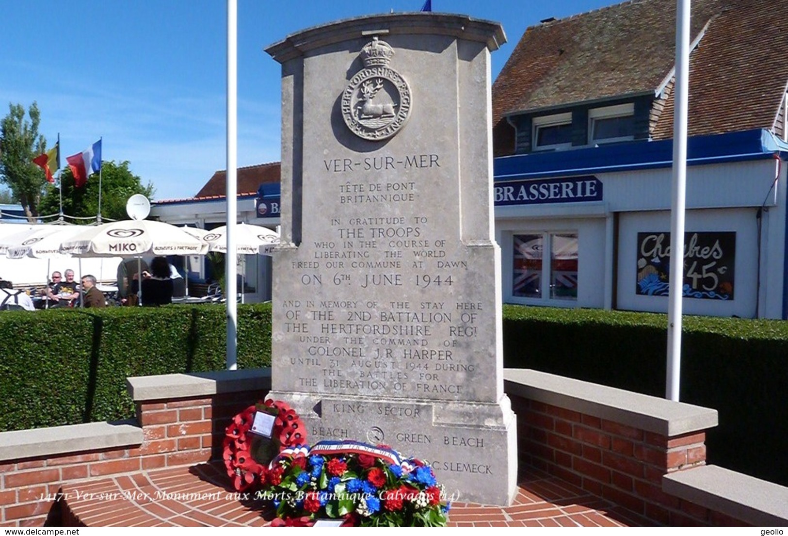 Ver-sur-Mer (14)- Monument Aux Morts Britannique (Edition à Tirage Limité) - Autres & Non Classés