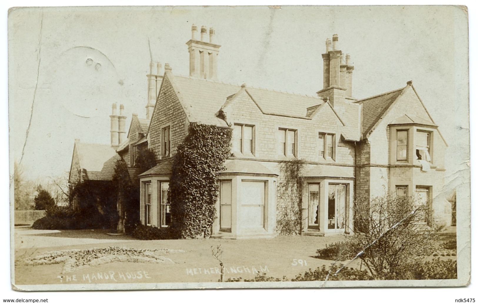 METHERINGHAM : THE MANOR HOUSE / POSTMARK - METHERINGHAM / ADDRESS - LINCOLN, NEWLAND STREET - Other & Unclassified