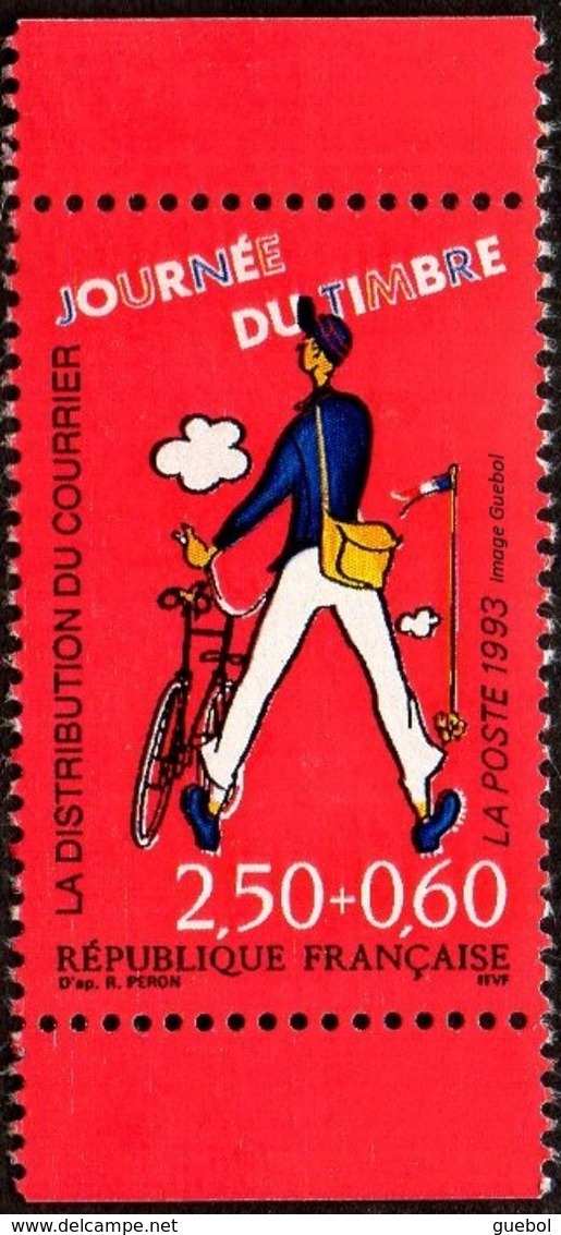 France N° 2792 A ** Journée Du Timbre 93 Du Carnet - Métier De La Poste - La Distribution - Unused Stamps