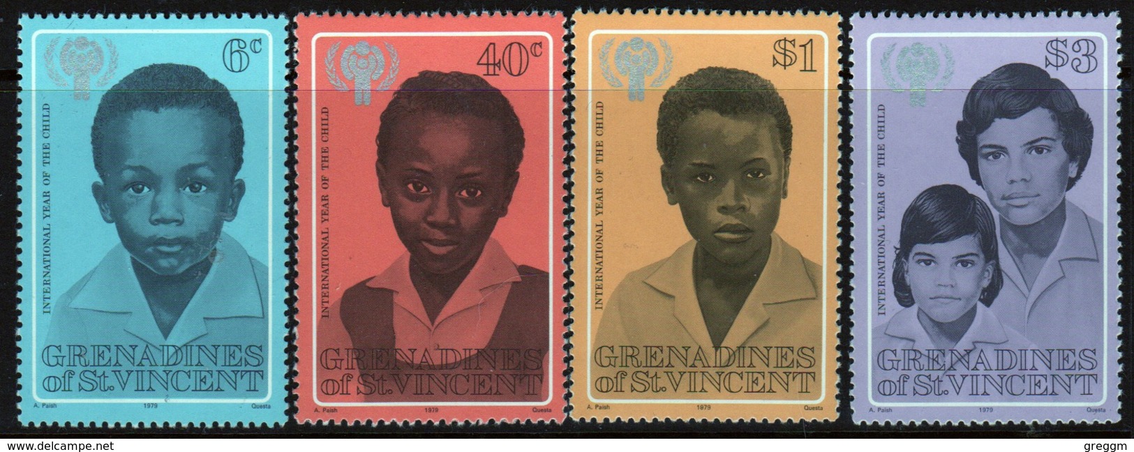 St.Vincent & Grenadines 1979 Set Of Stamps Commemorating International Year Of The Child. - St.Vincent & Grenadines