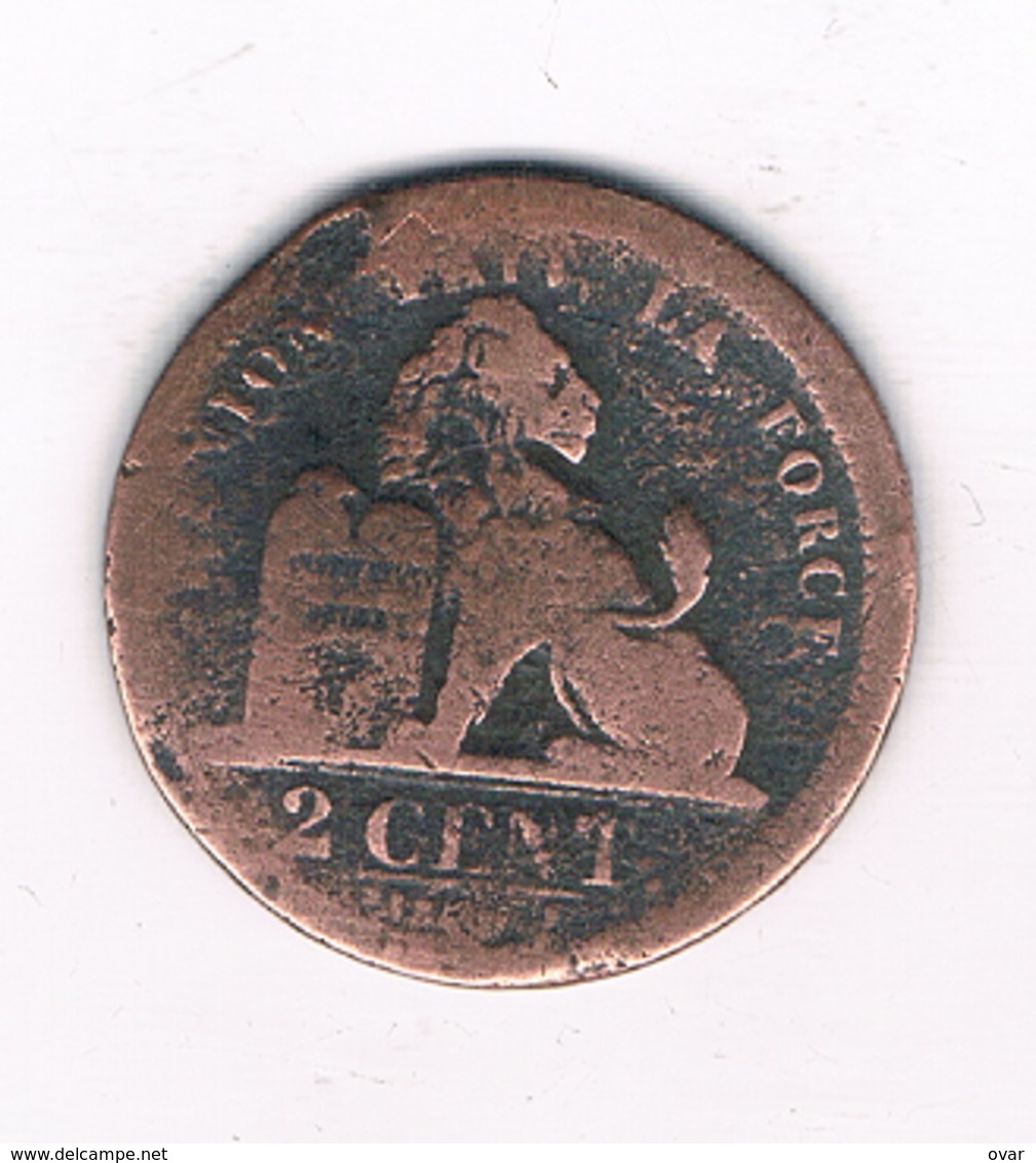 25 CENTIMES 1833 BELGIE /4866/ - 2 Centimes