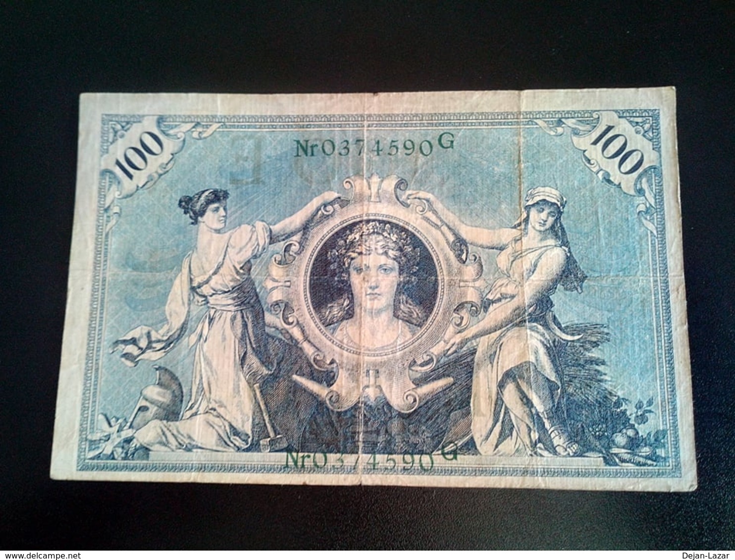 GERMANY ALLEMAGNE DEUTSCHLAN 100 Mark 1908 - 100 Mark