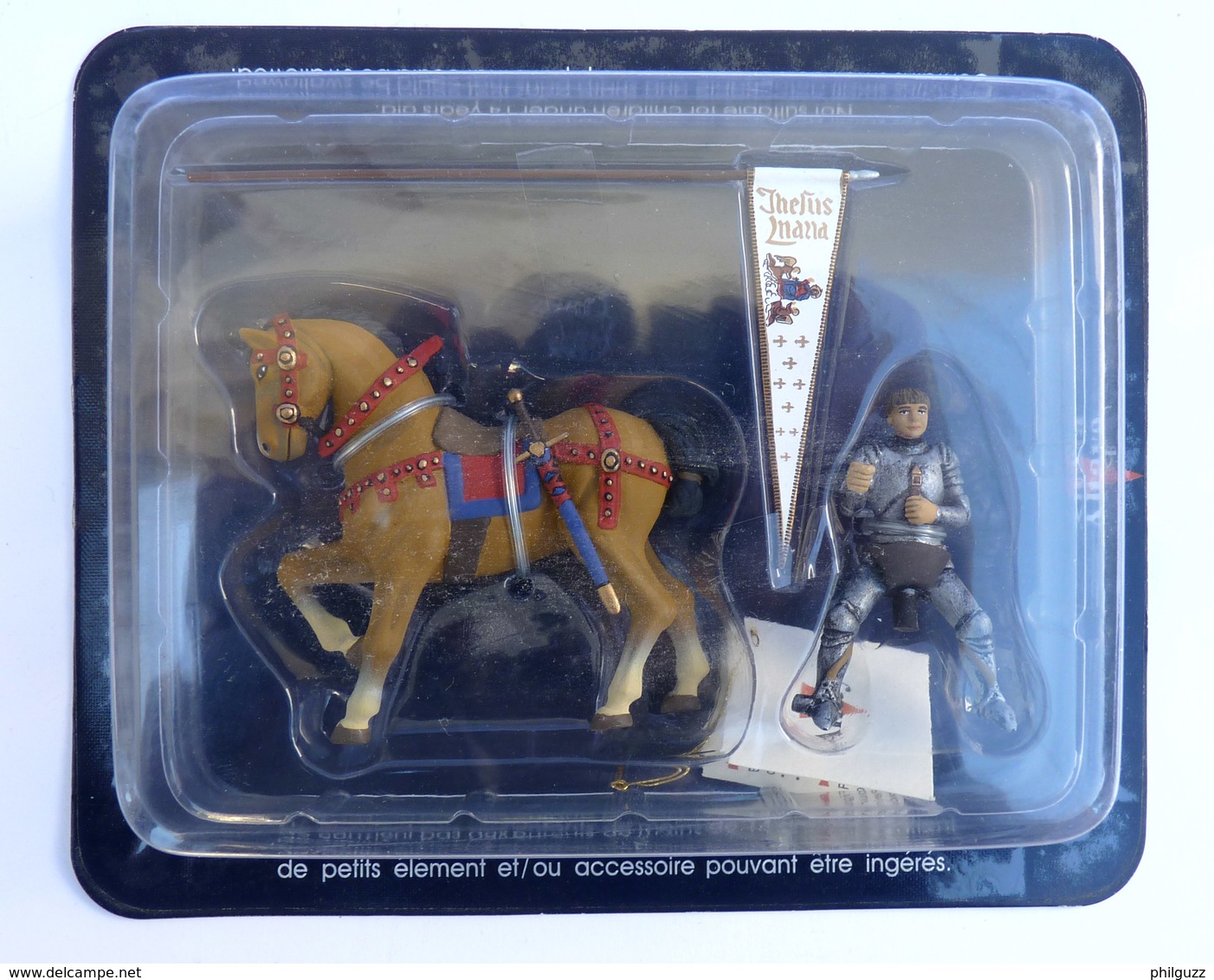 FIGURINE EN PLOMB Altaya Jeanne D'arc à Cheval Neuf Sous Blister - Soldats De Plomb