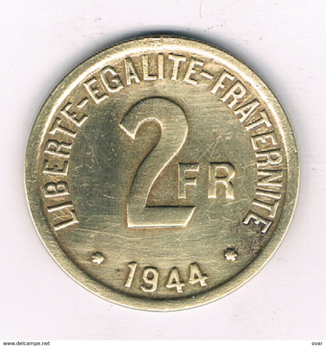 2 FRANC 1944 FRANKRIJK /4874/ - Autres & Non Classés