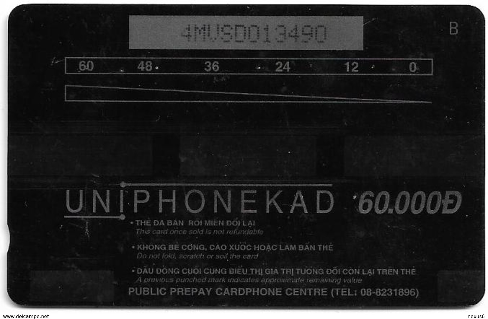 Vietnam - Uniphonekad - 300 Years Of Saigon - 4MVSD - 30.000ex, Used - Vietnam