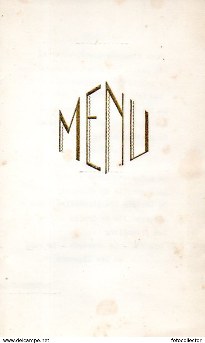Menu Servi à Sacquenay (21) Le 14 Août 1958 (déjeuner Et Diner) - Menus