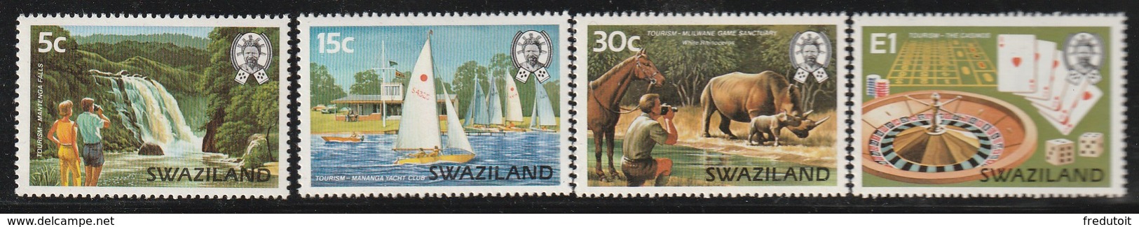 SWAZILAND - N° 368/71 ** (1981) Tourisme - Swaziland (1968-...)