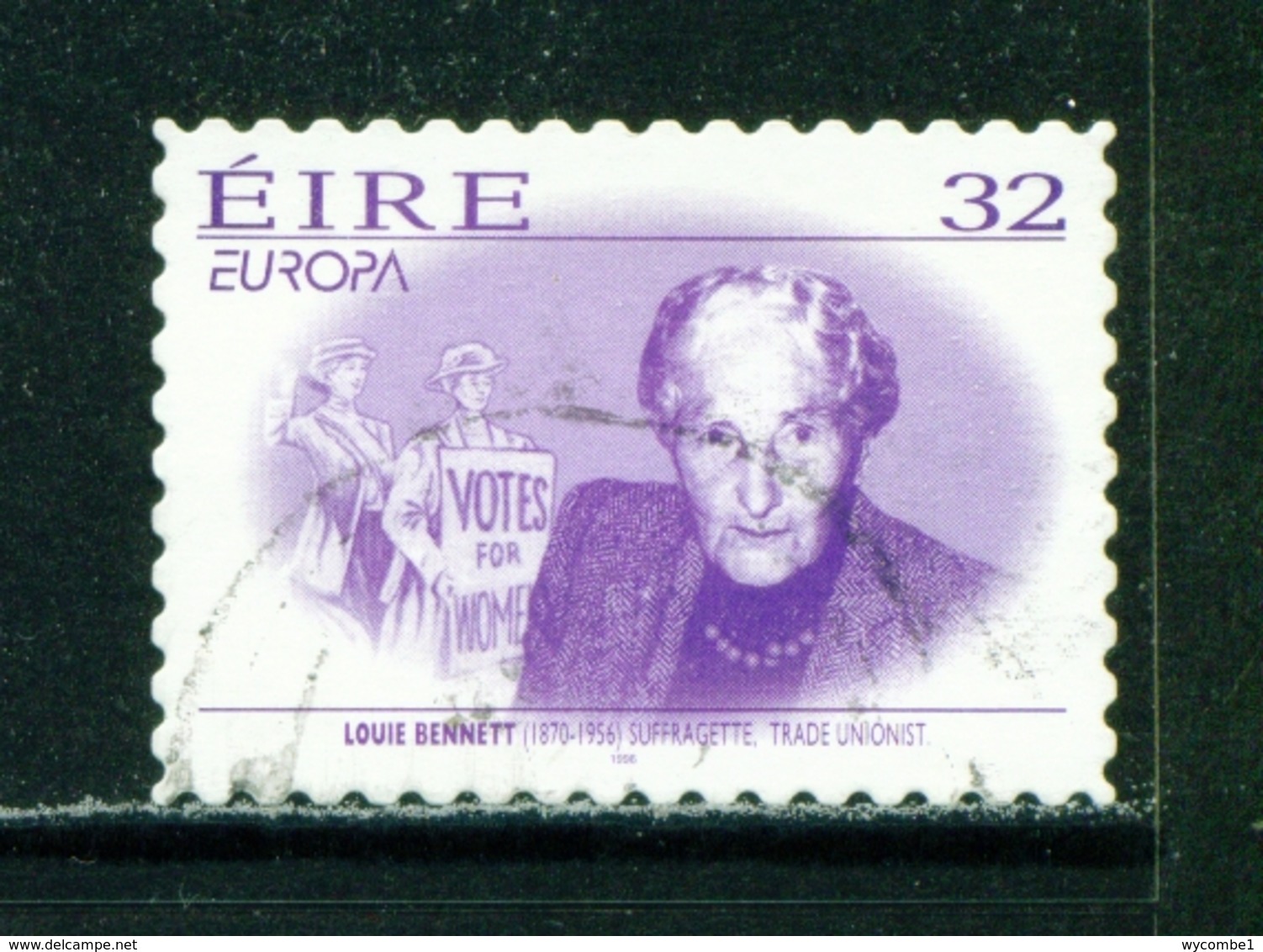 IRELAND  -  1996 Europa  32p Self Adhesive Used As Scan - Used Stamps