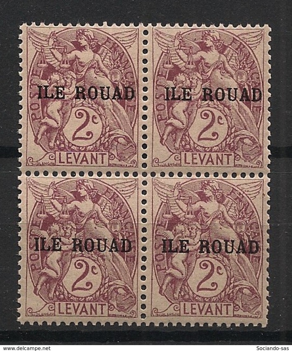 Rouad - 1916-20 - N°Yv. 5 - Type Blanc 2c Brun - Bloc De 4 - Neuf Luxe ** / MNH / Postfrisch - Neufs
