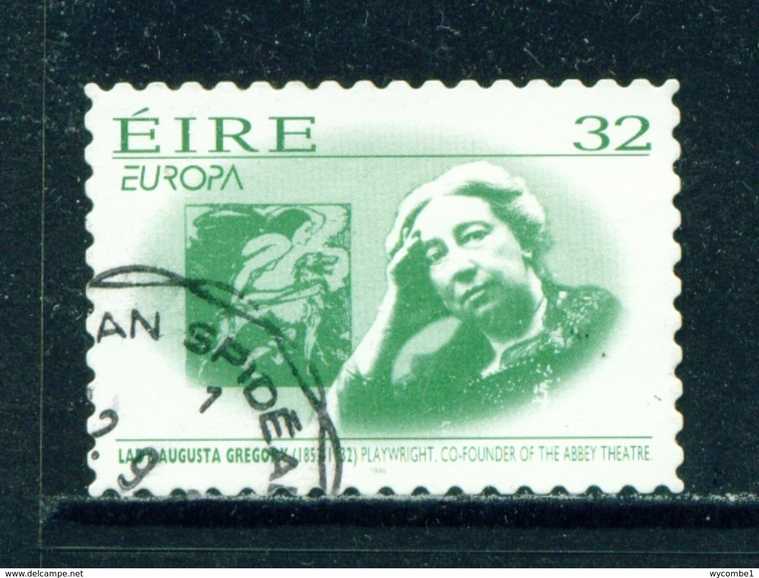 IRELAND  -  1996 Europa  32p Self Adhesive Used As Scan - Oblitérés