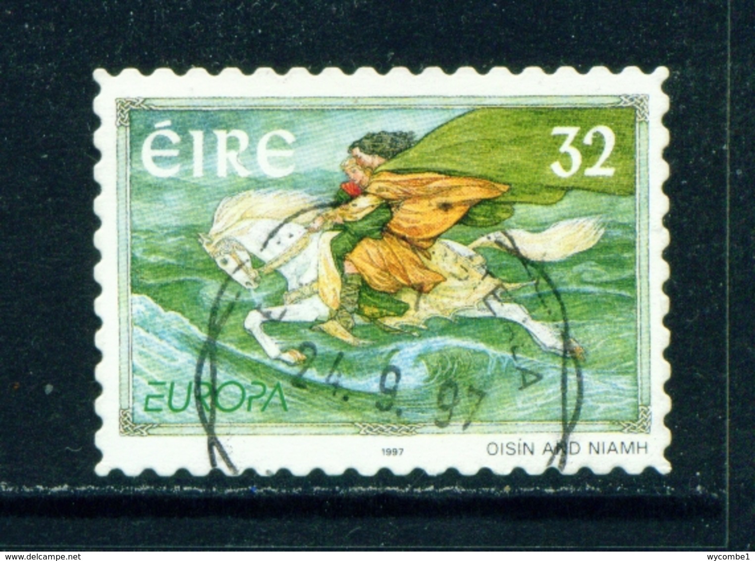 IRELAND  -  1997 Europa  32p Self Adhesive Used As Scan - Used Stamps