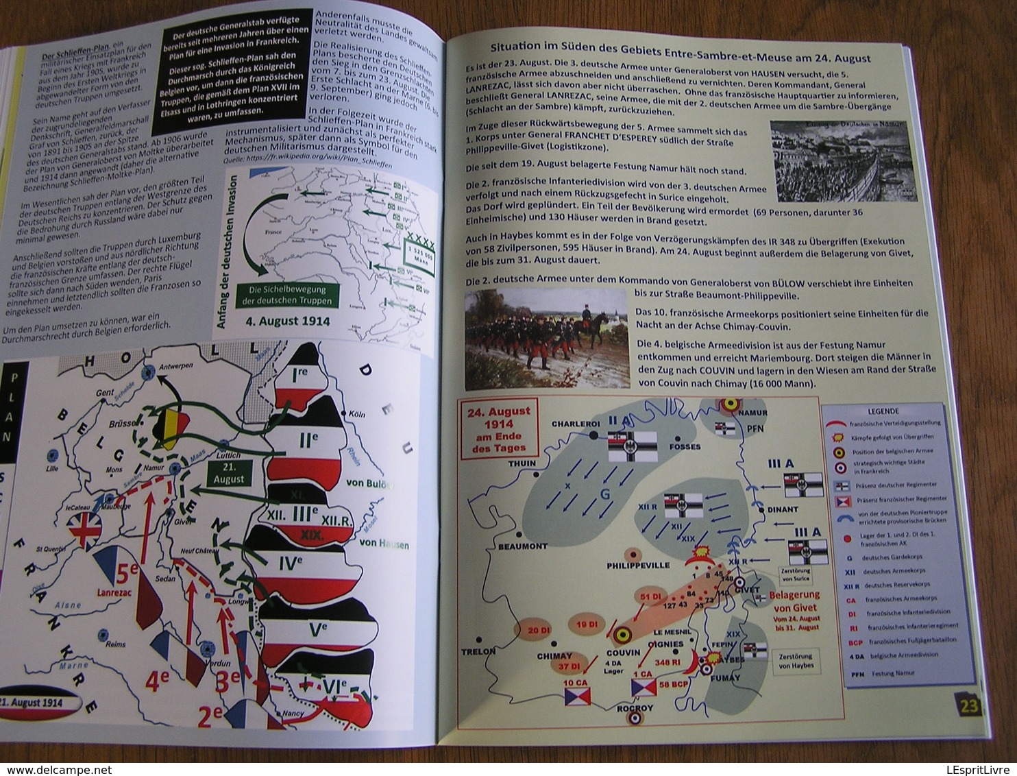 1914 LA BATAILLE DU TROU DU DIABLE Régionalisme Oignies en Thiérache Fumay Haybes Guerre 14 18 France 1914 1918 Belgique