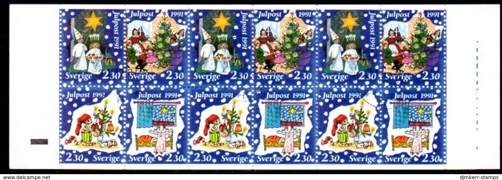 SWEDEN 1991 Christmas Booklet MNH / **,  Michel MH165 - 1981-..