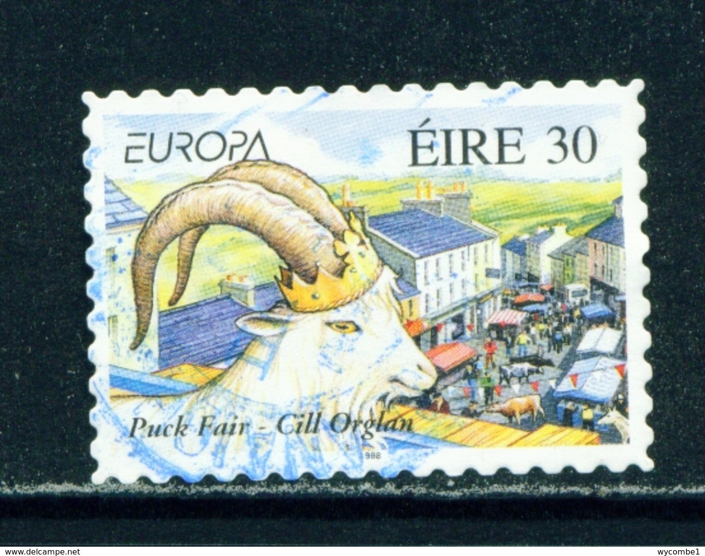 IRELAND  -  1998 Europa  30p Self Adhesive Used As Scan - Used Stamps