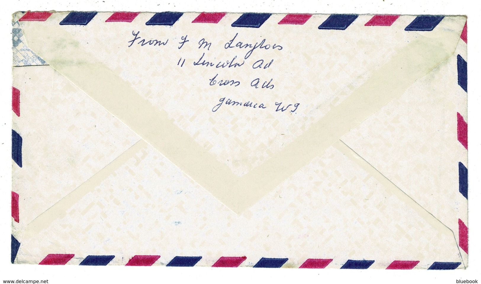 Ref 1310 - 1967 Jamaica Airmail Cover - 1/6d Rate To Huddersfield - Up Park Camp Postmark - Giamaica (1962-...)
