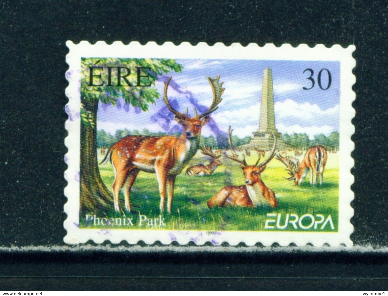 IRELAND  -  1999 Europa  30p Self Adhesive Used As Scan - Used Stamps