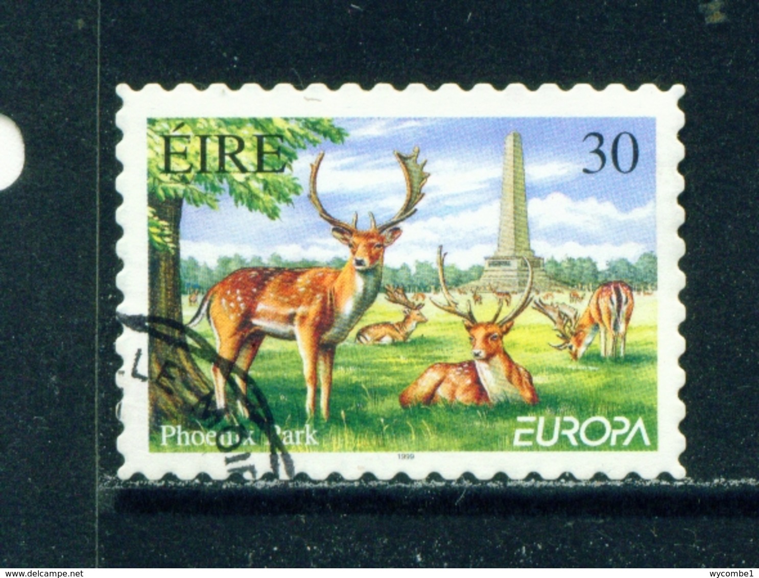 IRELAND  -  1999 Europa  30p Self Adhesive Used As Scan - Used Stamps