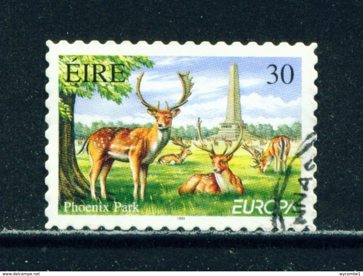 IRELAND  -  1999 Europa  30p Self Adhesive Used As Scan - Used Stamps