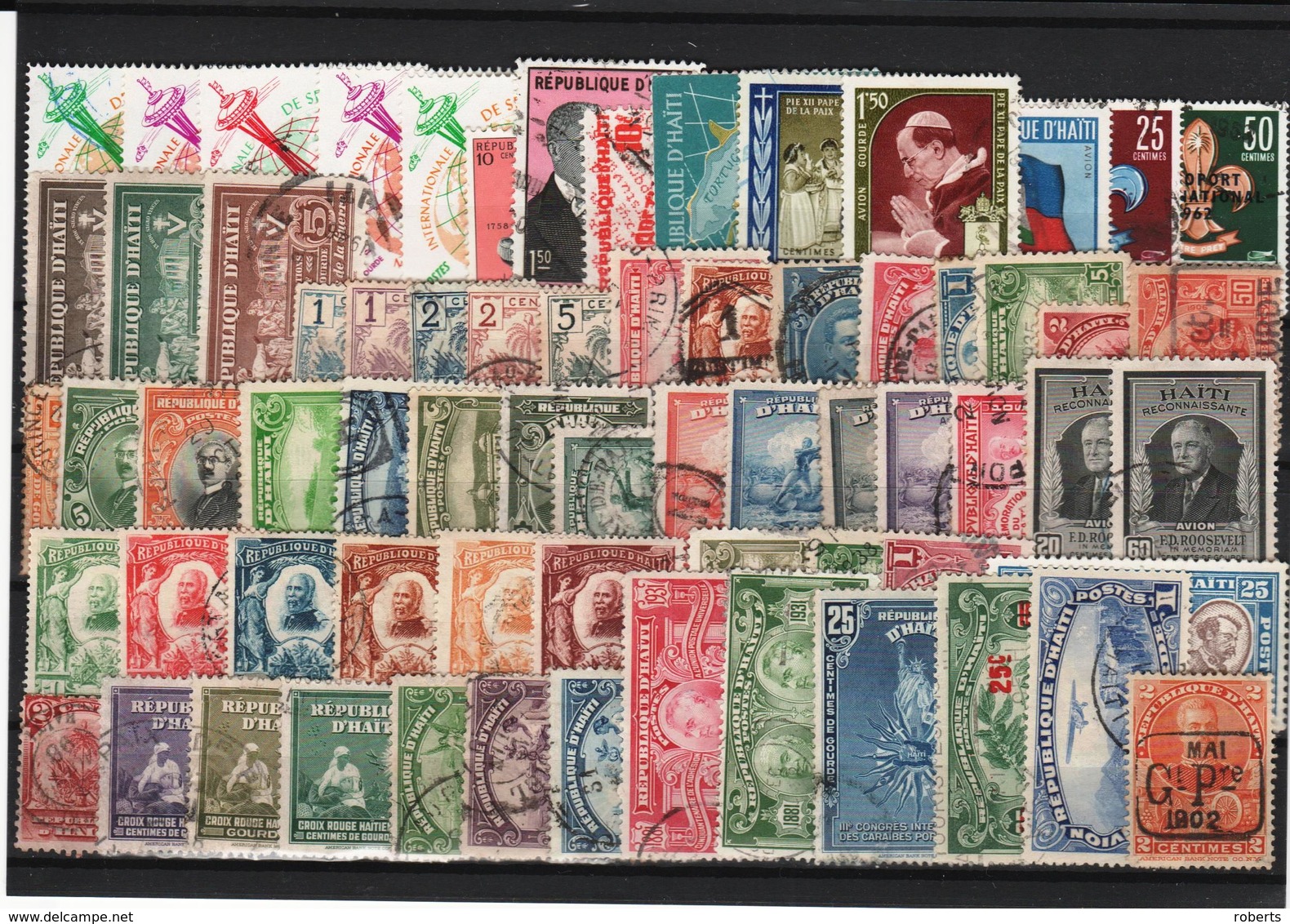 Haiti, Used. (12m) - Collections (sans Albums)