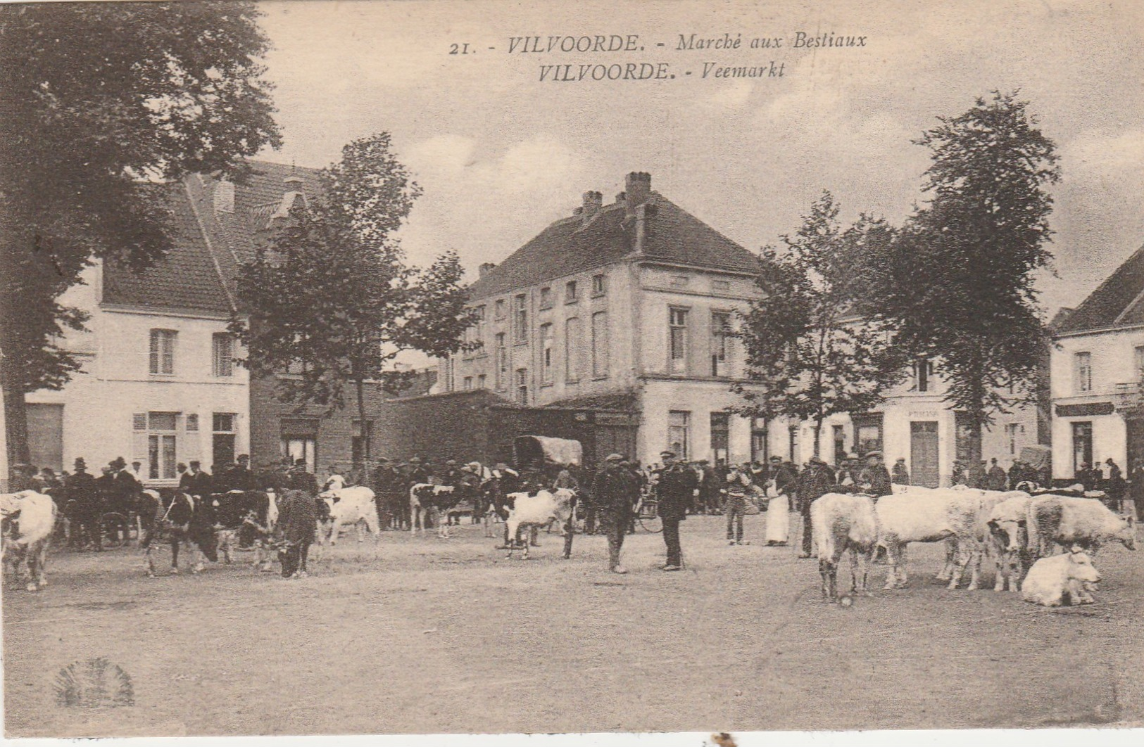 Vilvorde , Vilvoorde ,  Marché Aux Bestiaux , Veemarkt , ( Henri Georges ,n° 21 ) - Vilvoorde