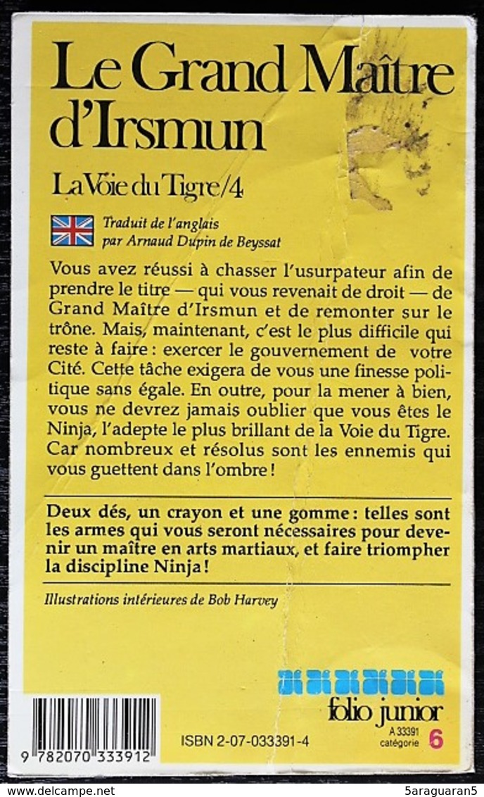 LDVELH - LA VOIE DU TIGRE - 4 - Le Grand Maître D'Irsmun - Gallimard 1990 - Autres & Non Classés