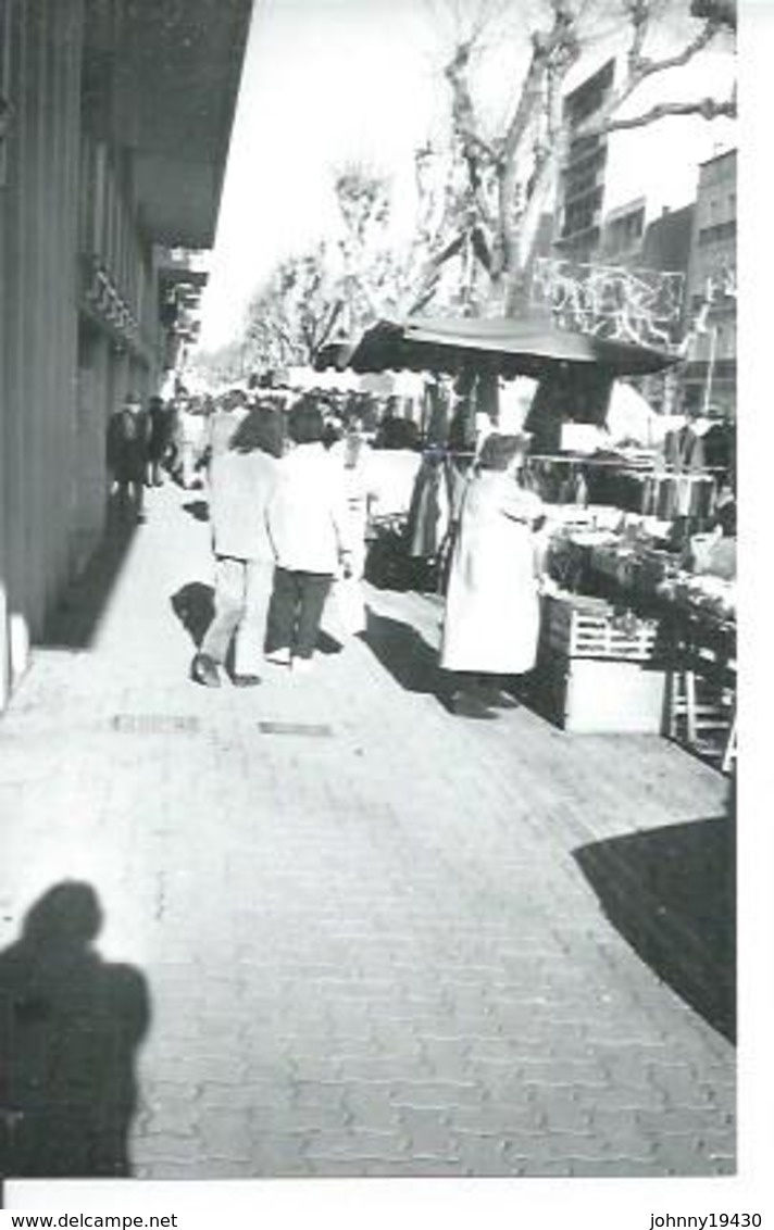 PHOTO : SETE - AVENUE VICTOR HUGO  ( Animées - Marché ) CETTE - Sete (Cette)