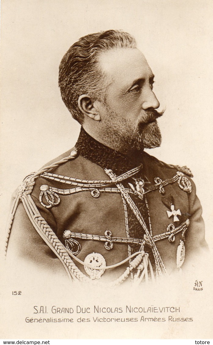 Grand Duc  NICOLAS  NICOLAIEVITCH - Russie