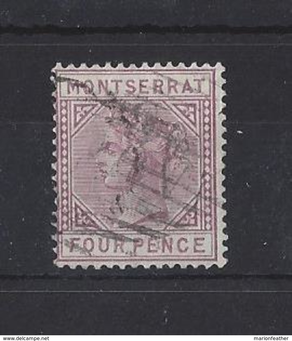 MONTSERRAT...QUEEN VICTORIA...(1837-01)...4d....SG12......USED... - Montserrat