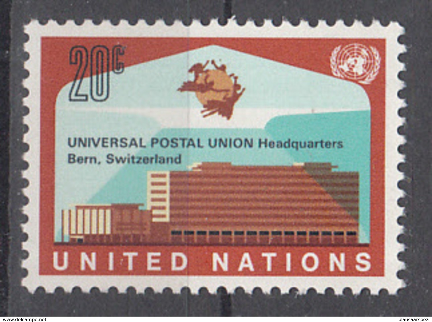 AS 32 ) UNO UN New York 1970: 235 **/MNH - Neues Gebäude Des UPU - Ungebraucht