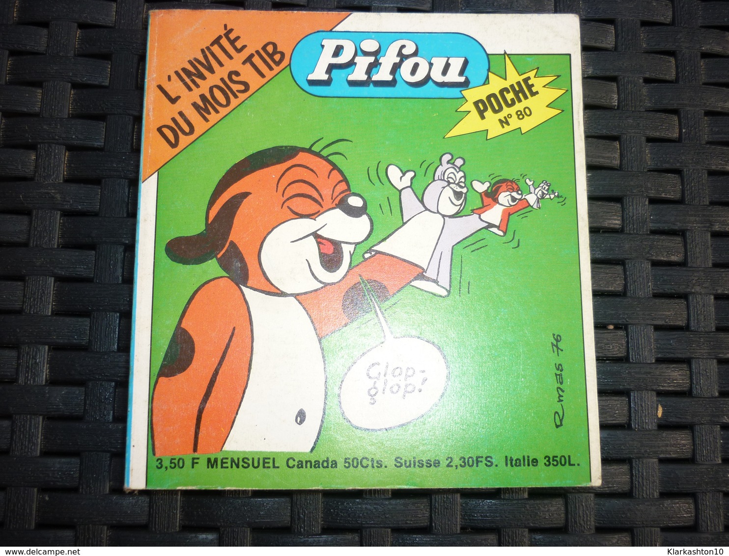 Pifou Poche Mensuel N°80/ Editions De Vaillant, Février 1977 - Original Edition - French