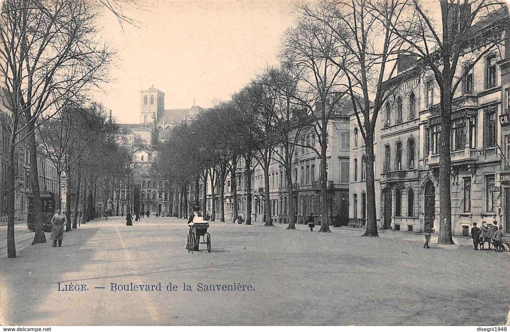 M08251 "LIEGE-BOULEVARD DE LA SAUVENIERE"ANIMATA-TRAMWAY - CART. ORIG. NON SPED. - Altri & Non Classificati