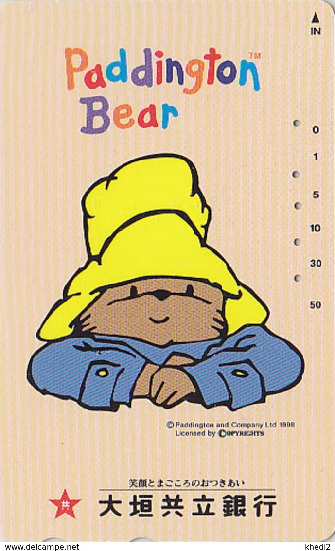 Télécarte Japon / 110-016 - BD Comics - OURS PADDINGTON Songeur 1 - TEDDY BEAR Japan Phonecard - BÄR - 774 - BD