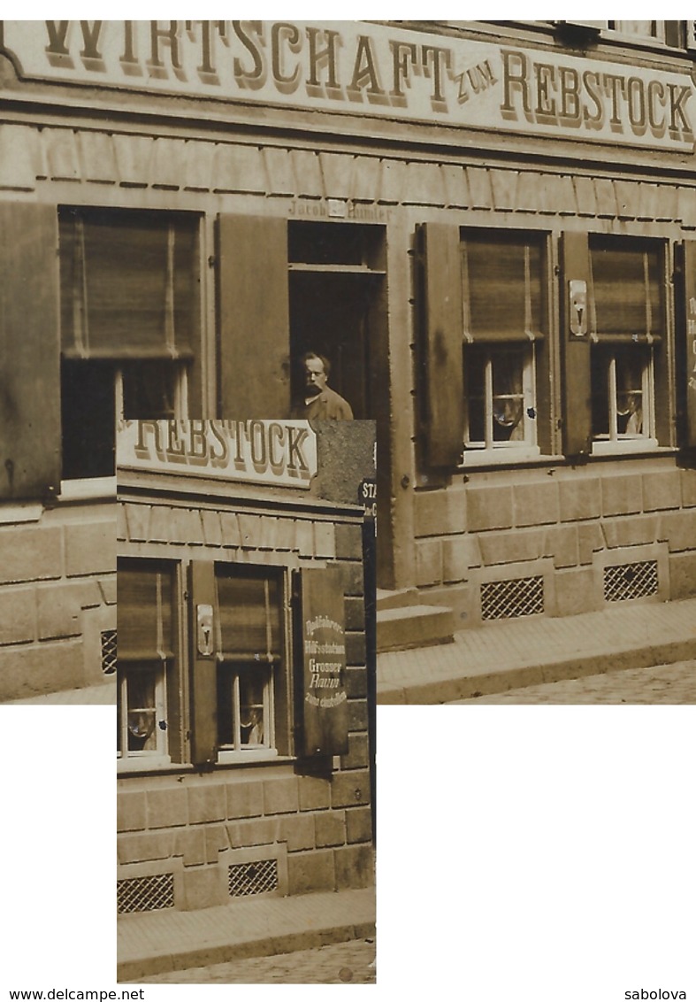 Strasbourg Koenigshofen Café J Freysz Carte Photo - Strasbourg