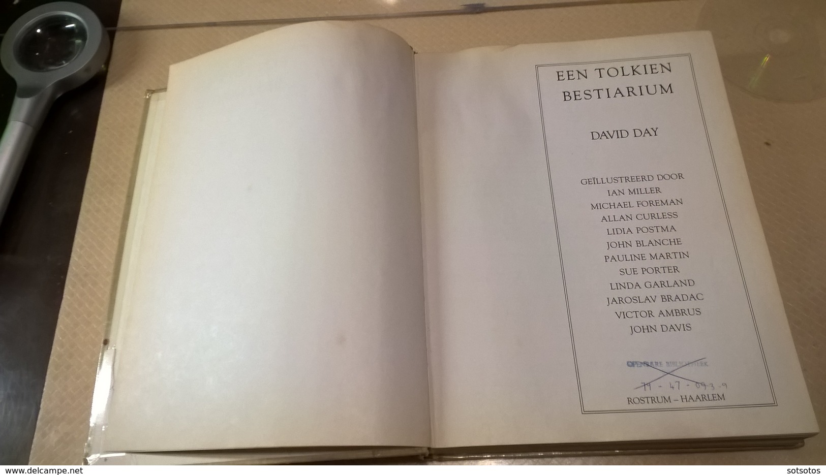 EEN TOLKIEN BESTIARIUM: David DAY – Geillustreerd Naslagwerk – 288 Pgs (22x28 Cent) - Illustrated Reference Work - Dictionnaires