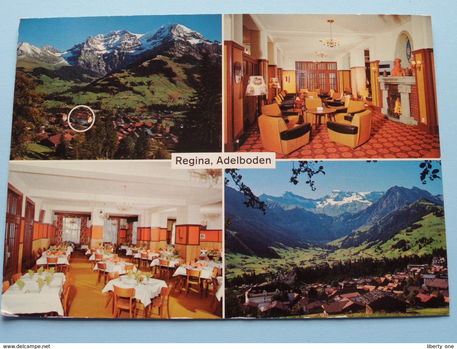 Hotel REGINA-Intersoc - Adelboden ( Klopfenstein ) Anno 1977 ( Voir Photo ) ! - Adelboden