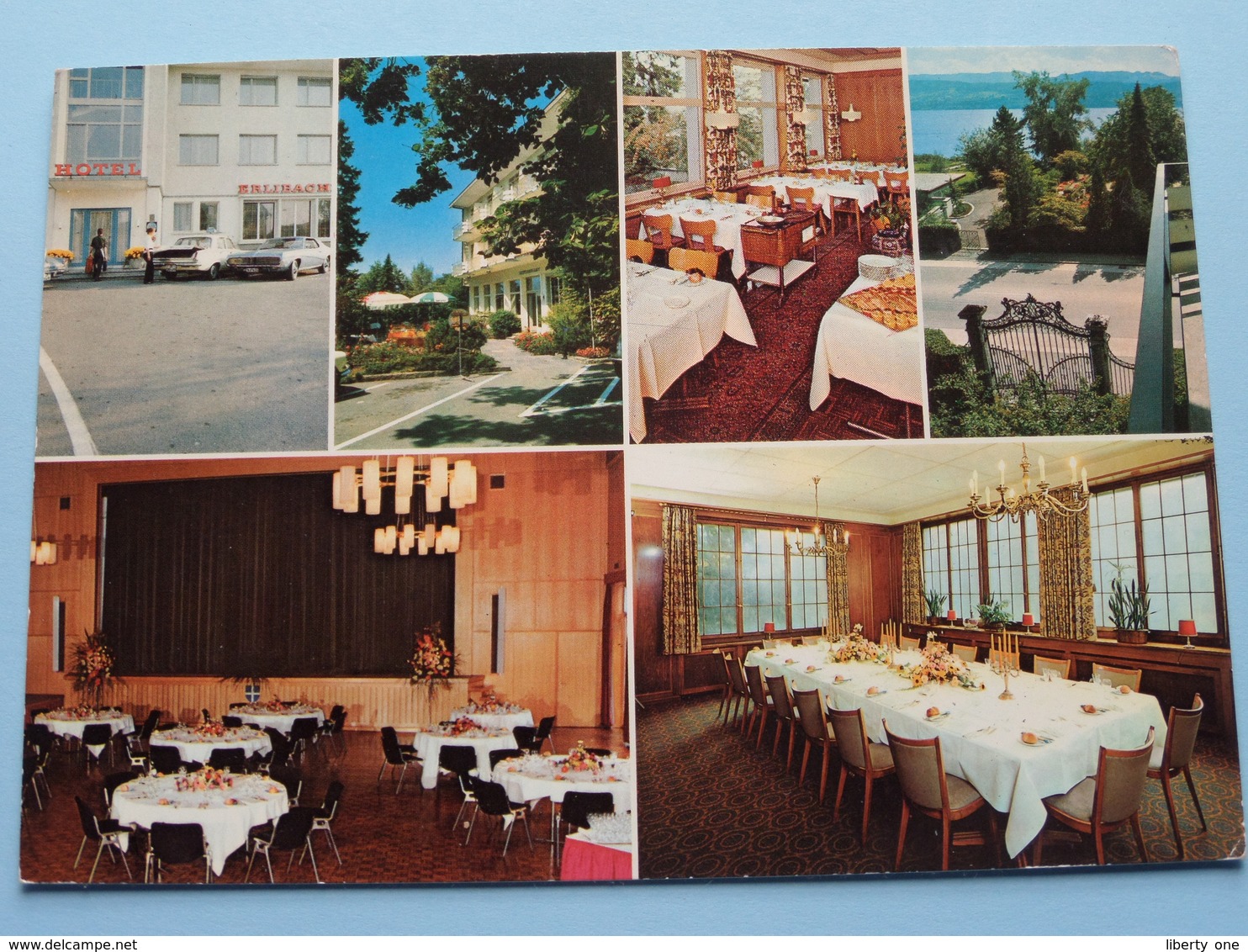 Hotel ERLIBACHERHOF Restaurant Zürich-Erlenbach ( Inh. W. Hodel ) Anno 19?? ( Zie/voir Photo ) ! - Zürich