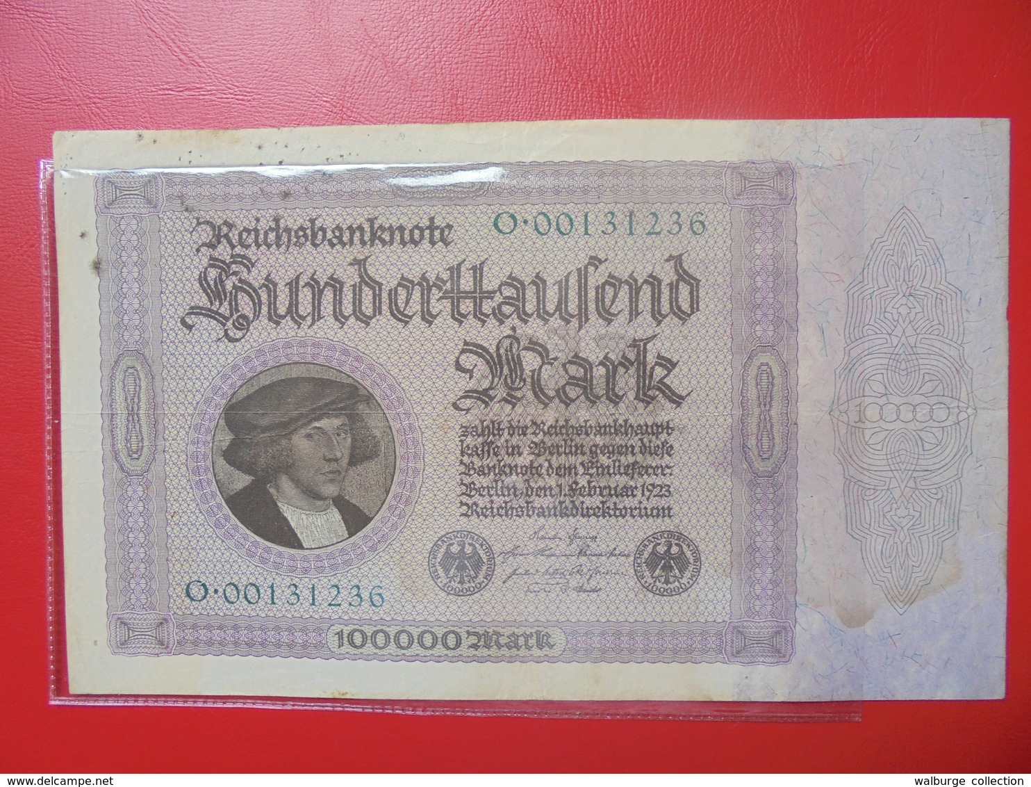 Reichsbanknote 100.000 MARK 1923 CIRCULER (B.4) - 100000 Mark