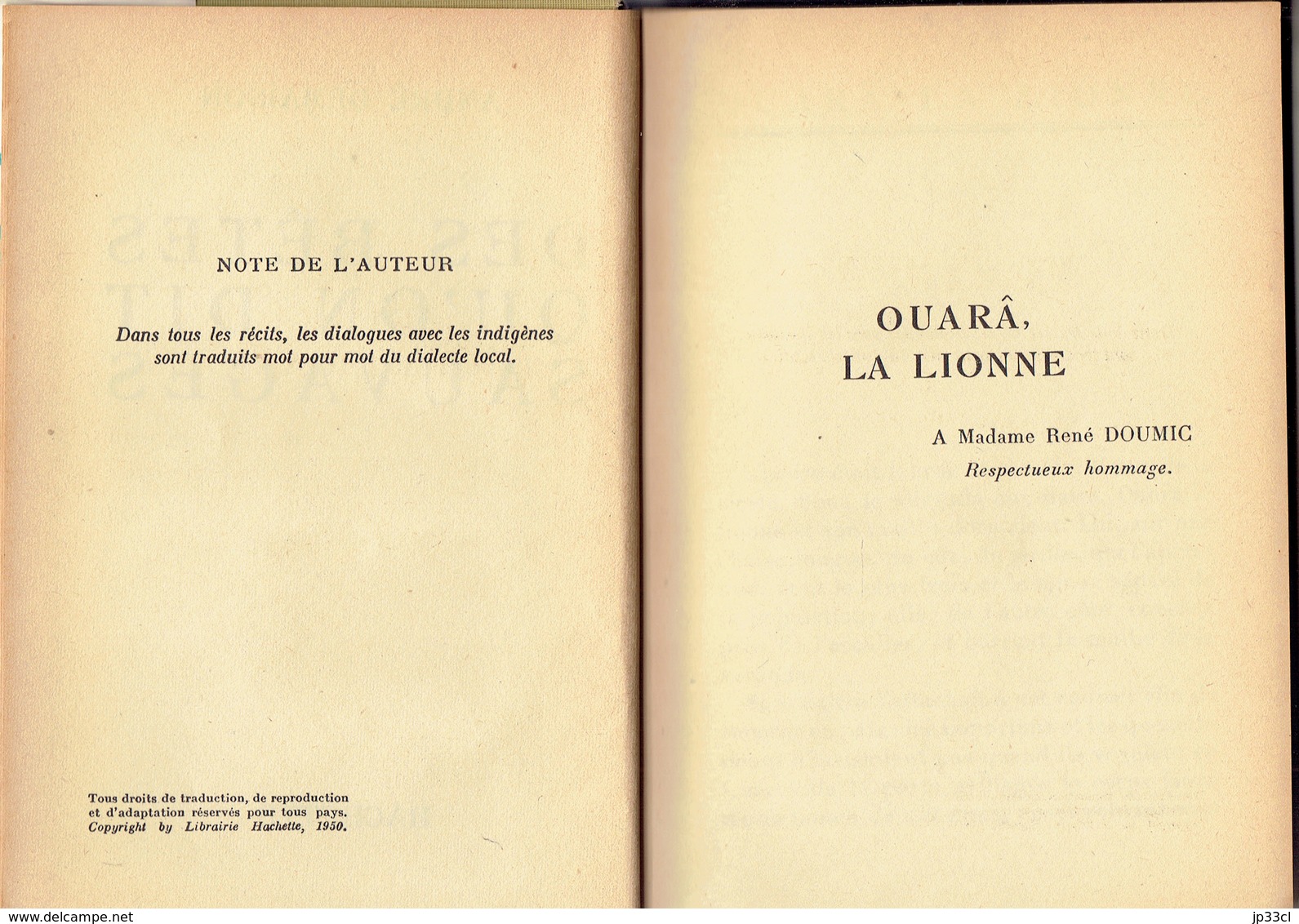 Des Bêtes Qu'on Dit Sauvages Par André Demaison (Édition 1953 - Bibliothèque Verte, Hachette) - Bibliothèque Verte