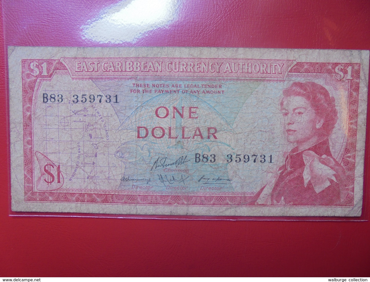 EAST CARIBBEAN 1$ N-D (1965) SIGNATURE N°10 (B.4) - Guyana