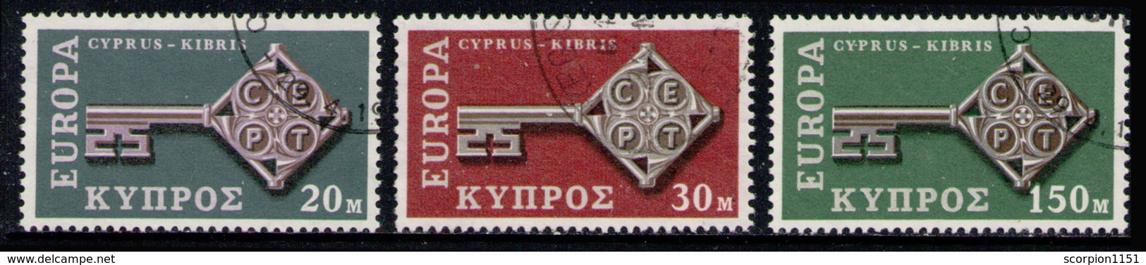 CYPRUS 1968 - Set Used - Oblitérés