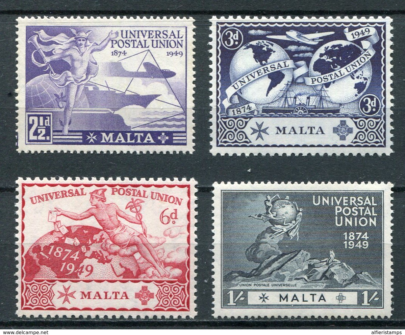 1949 - MALTA - U.P.U. - 4 VAL.-M.N.H.- LUXE !! - Malta