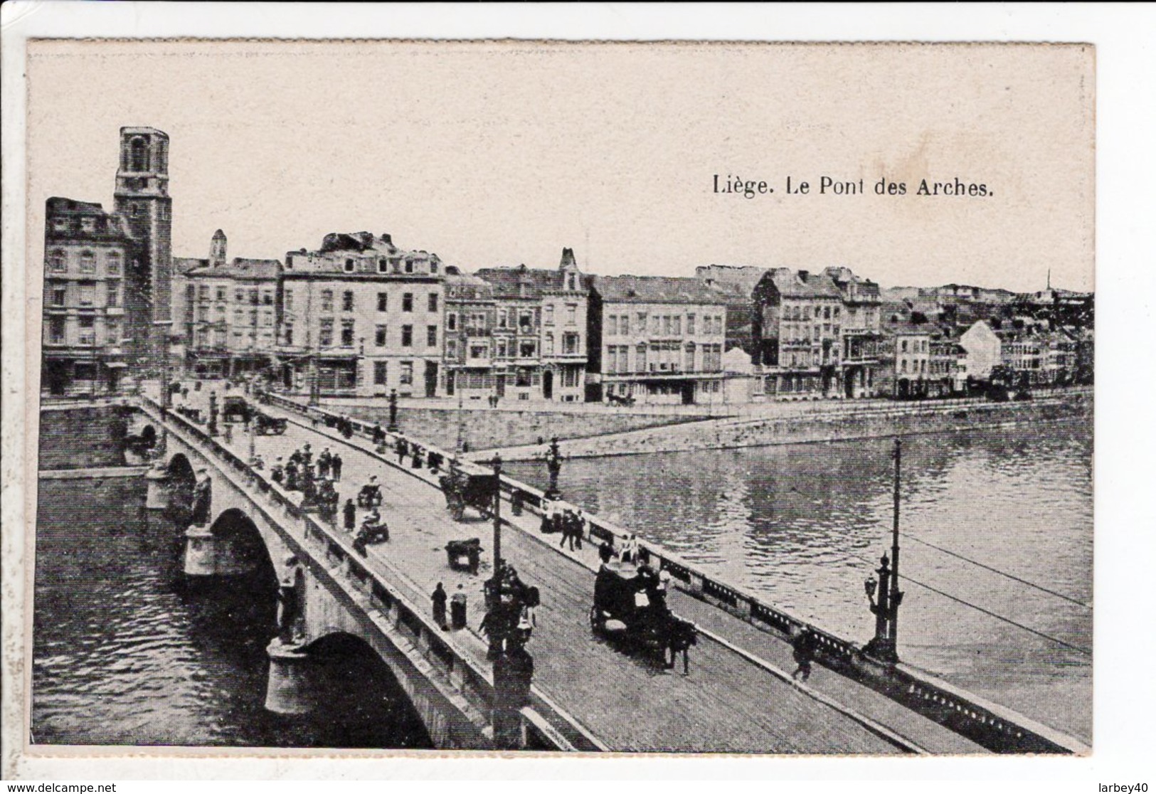 Cpa Liege Le Pont Des Arches - Liege