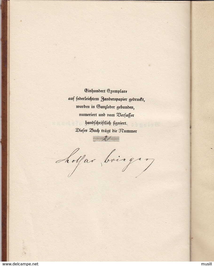 Theodor Hosemann. Ein Altmeister Berliner Malerei Von Lothar Brieger.  Katalog Der Graphischen Werke Des Künstlers. - Malerei & Skulptur