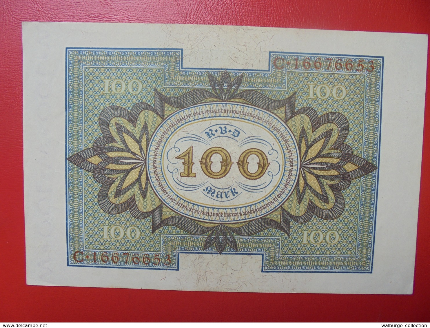 100 MARK 1920 ALPHABET :C CIRCULER (B.4) - 100 Mark