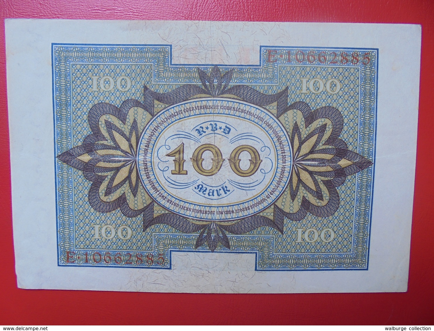 100 MARK 1920 ALPHABET :E CIRCULER (B.4) - 100 Mark
