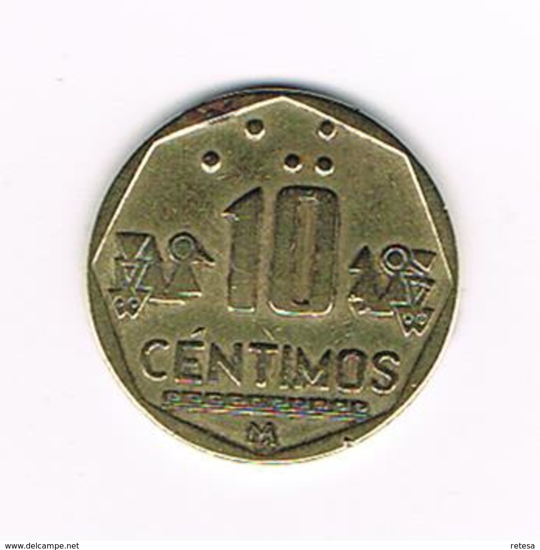 //  PERU  10  CENTIMOS  2000 - Peru