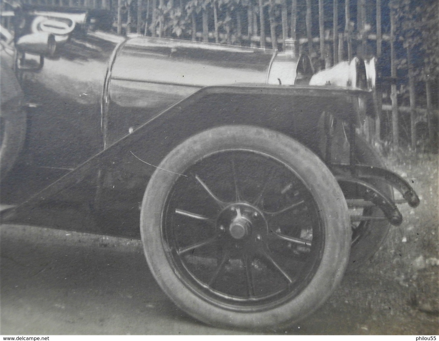 92 COLOMBES Photo CDV Grand Format Voiture Ancienne  A Identifier Etat - Automobiles