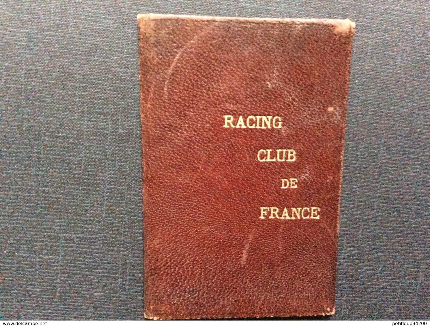 RACING CLUB De FRANCE  Carte De Sports D’Equipes  ANNEE 1937 - Autres & Non Classés