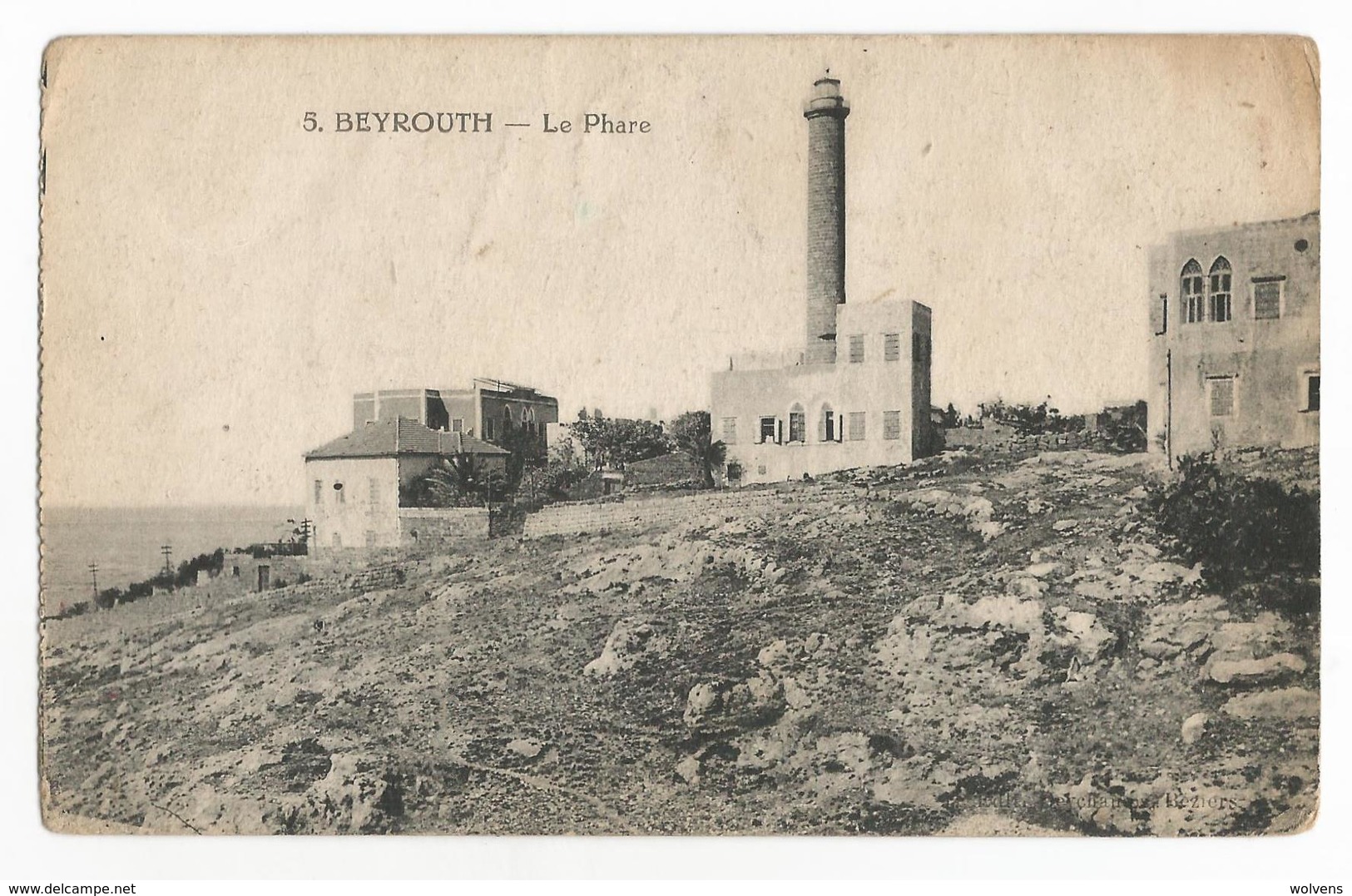 Liban Beyrouth Le Phare Carte Postale Ancienne - Welt